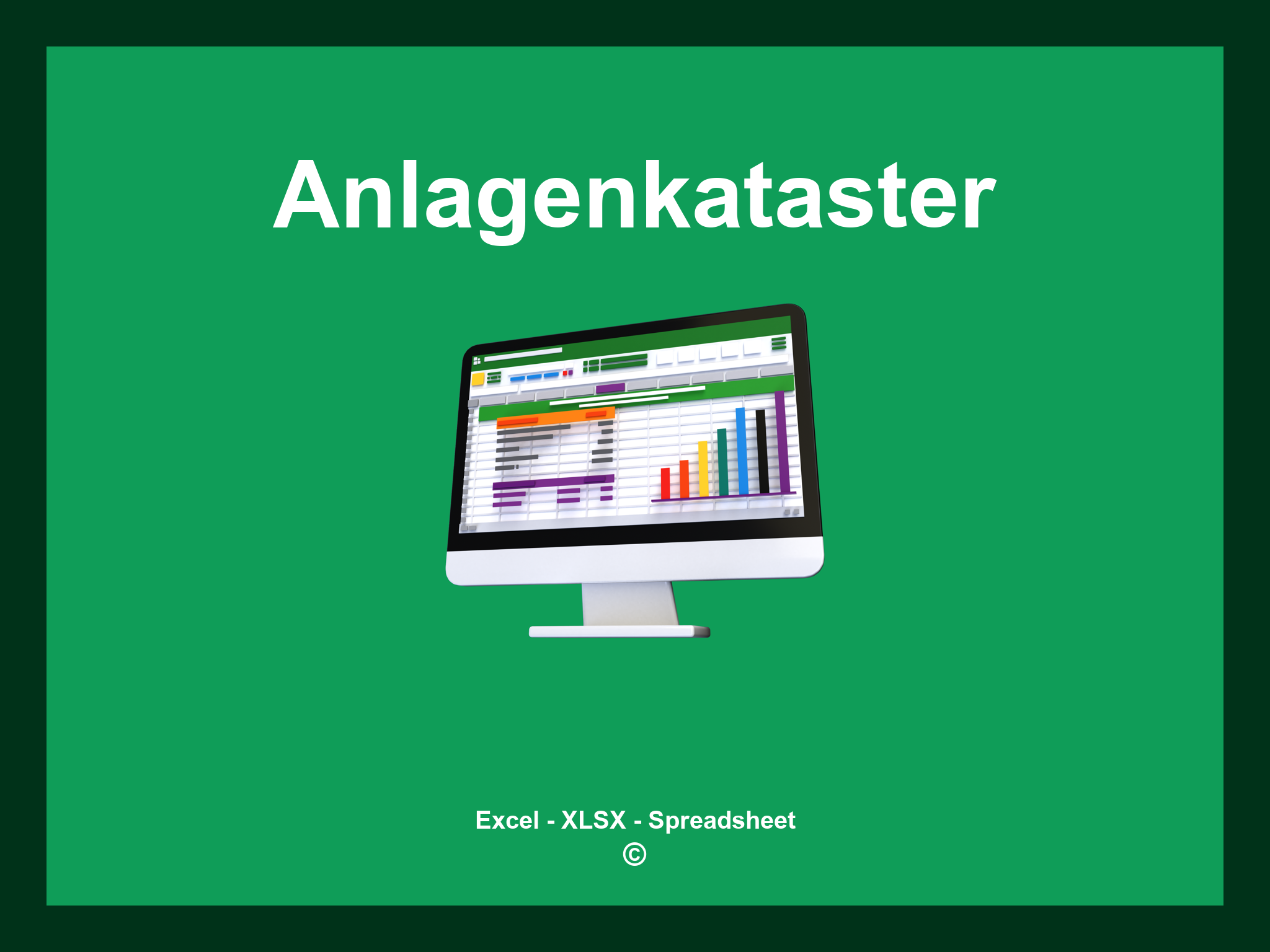 Anlagenkataster Vorlage Excel
