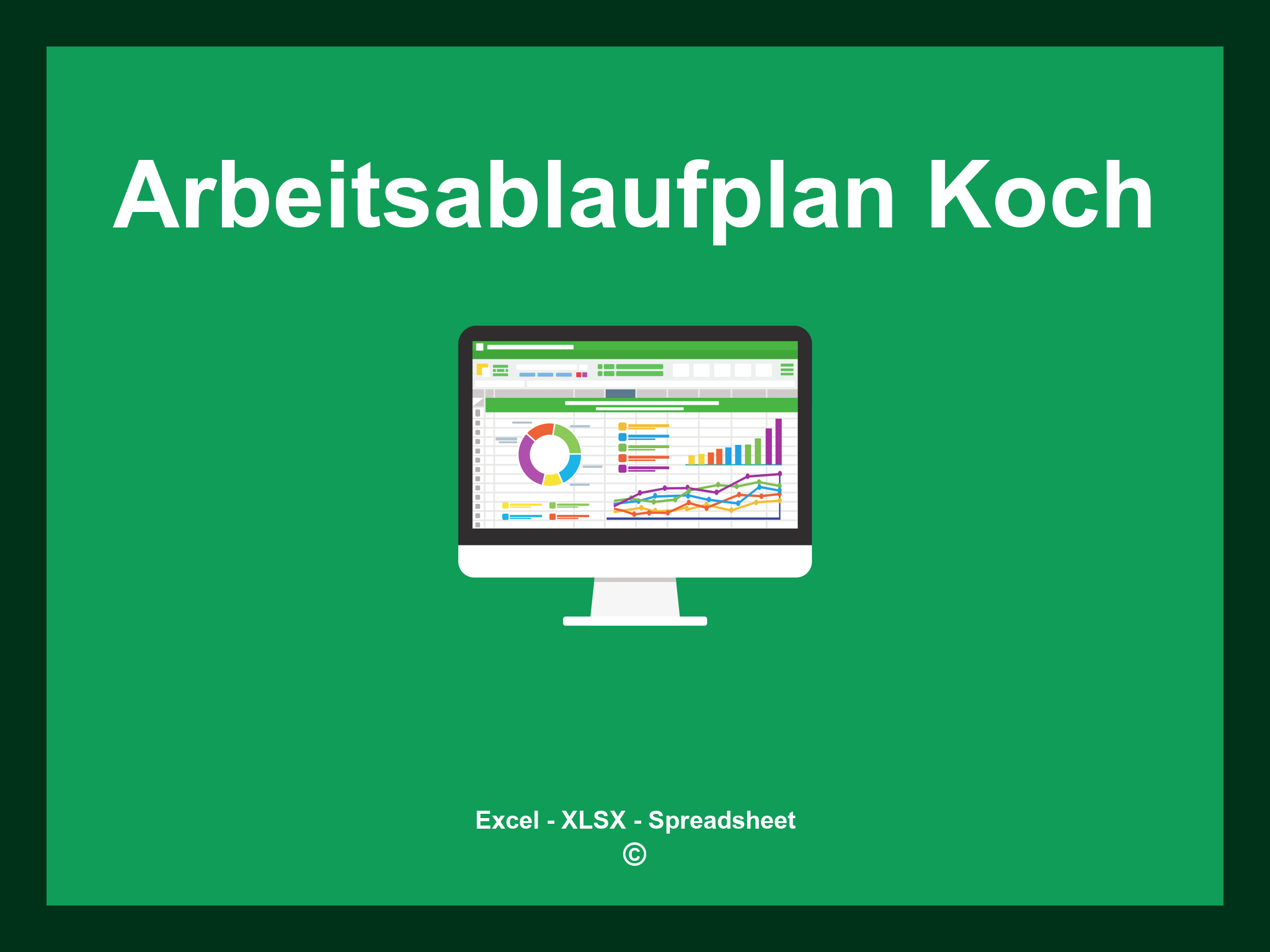 Arbeitsablaufplan Koch Vorlage