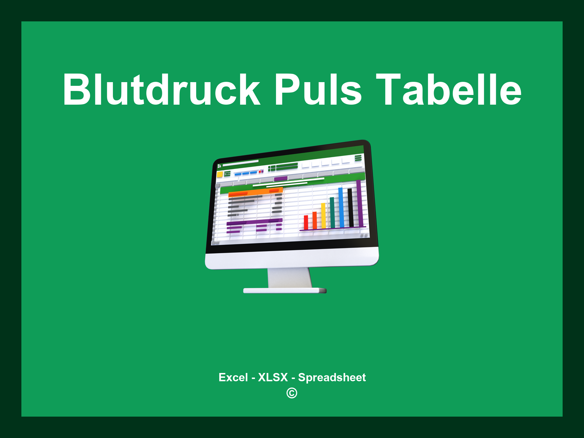 Blutdruck Puls Excel Tabelle