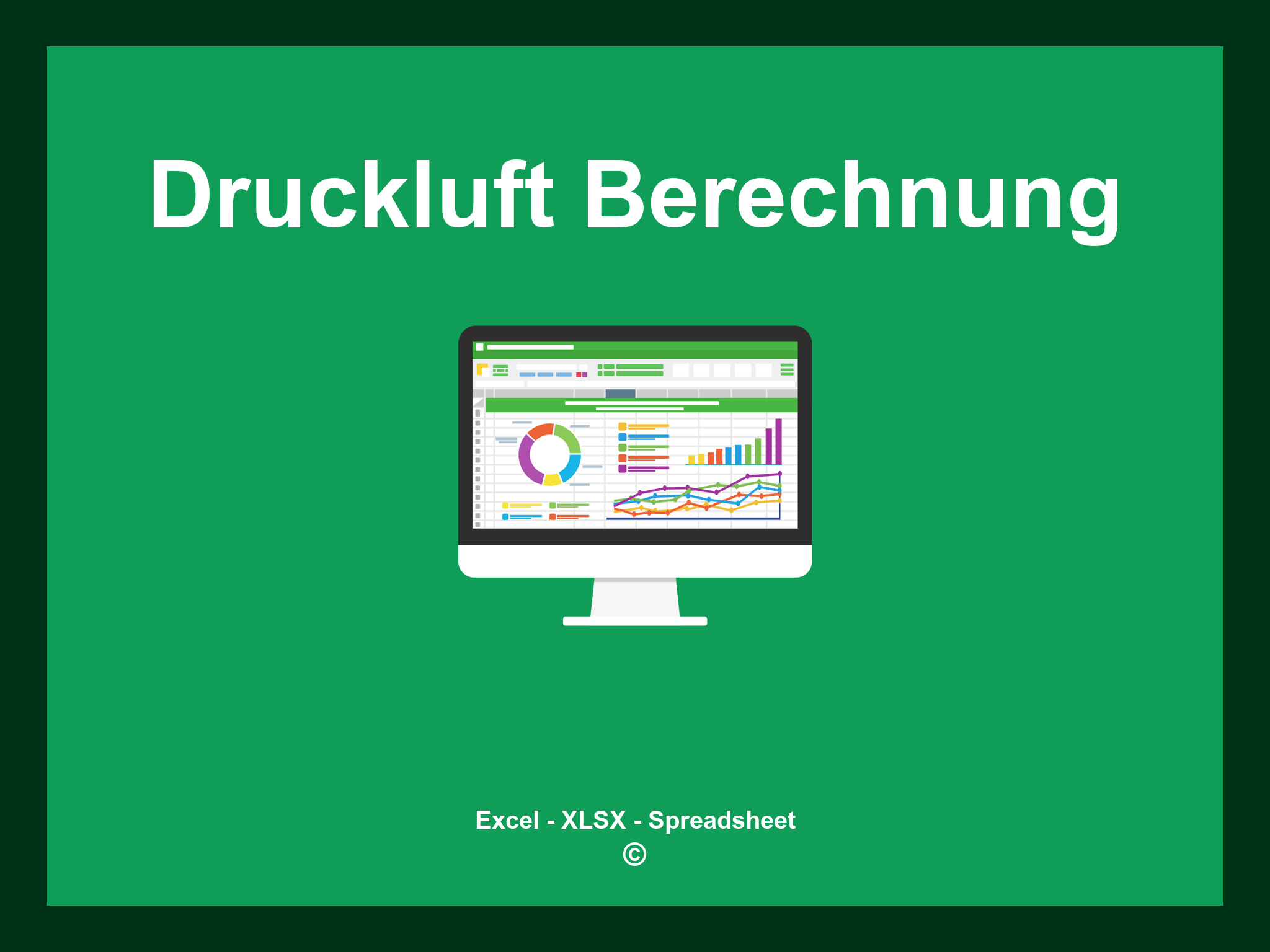 Druckluft Berechnung Excel