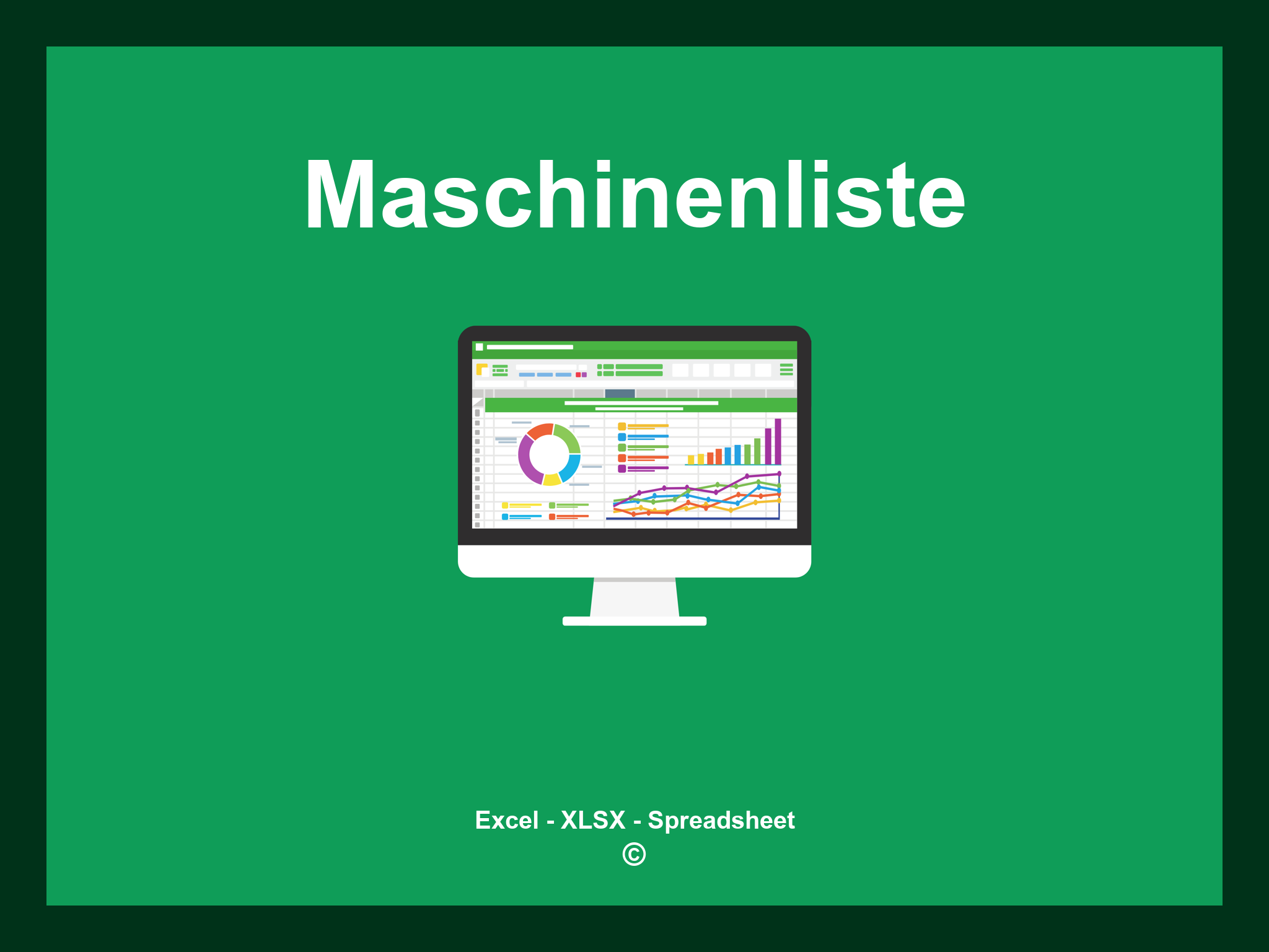 Maschinenliste Vorlage