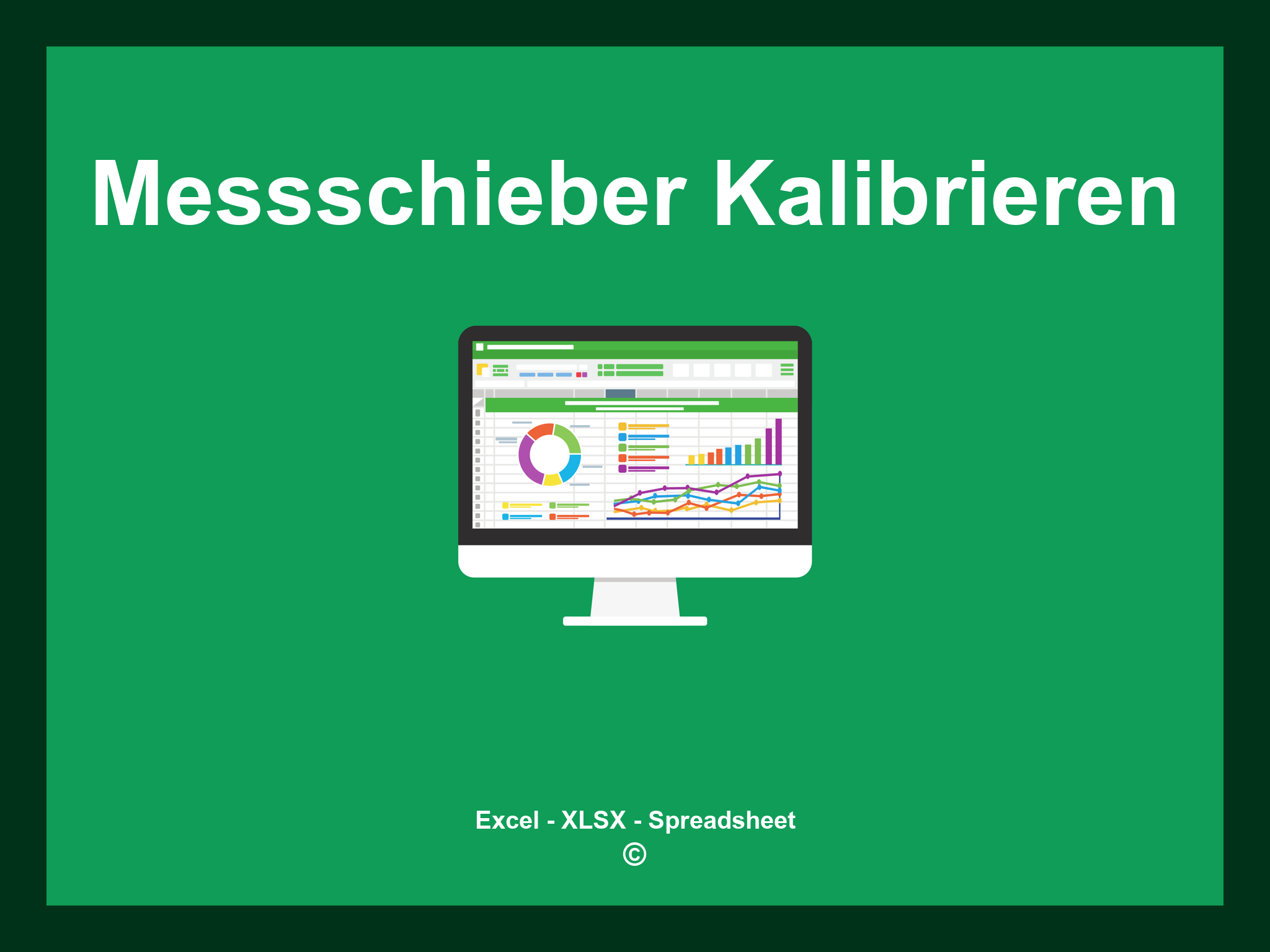 Messschieber Kalibrieren Vorlage