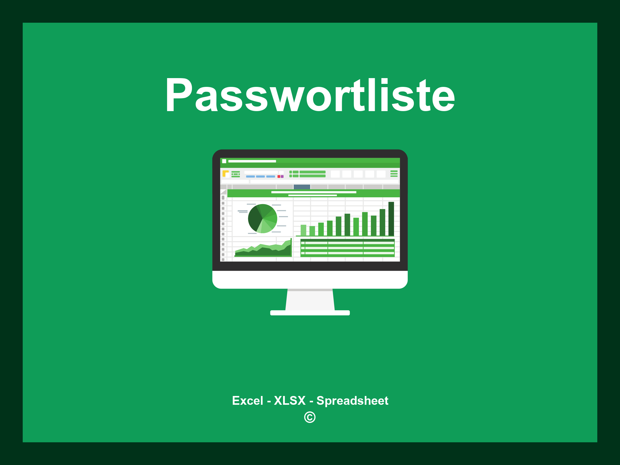 Passwortliste Vorlage Excel