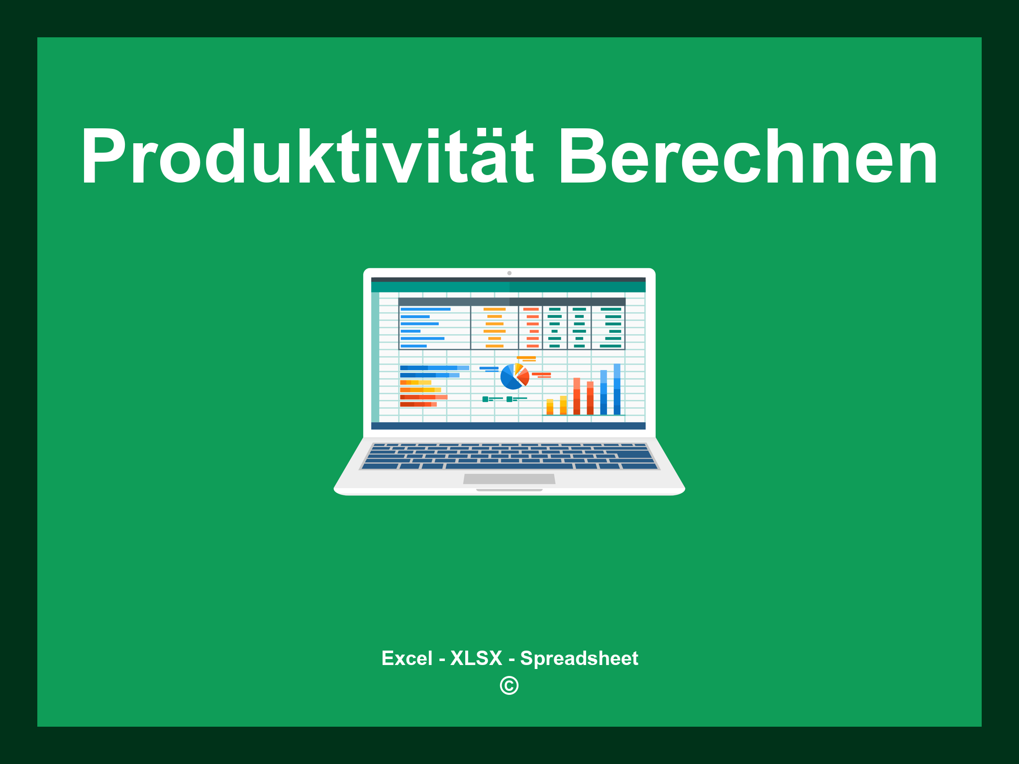 Produktivität Berechnen Excel Vorlage