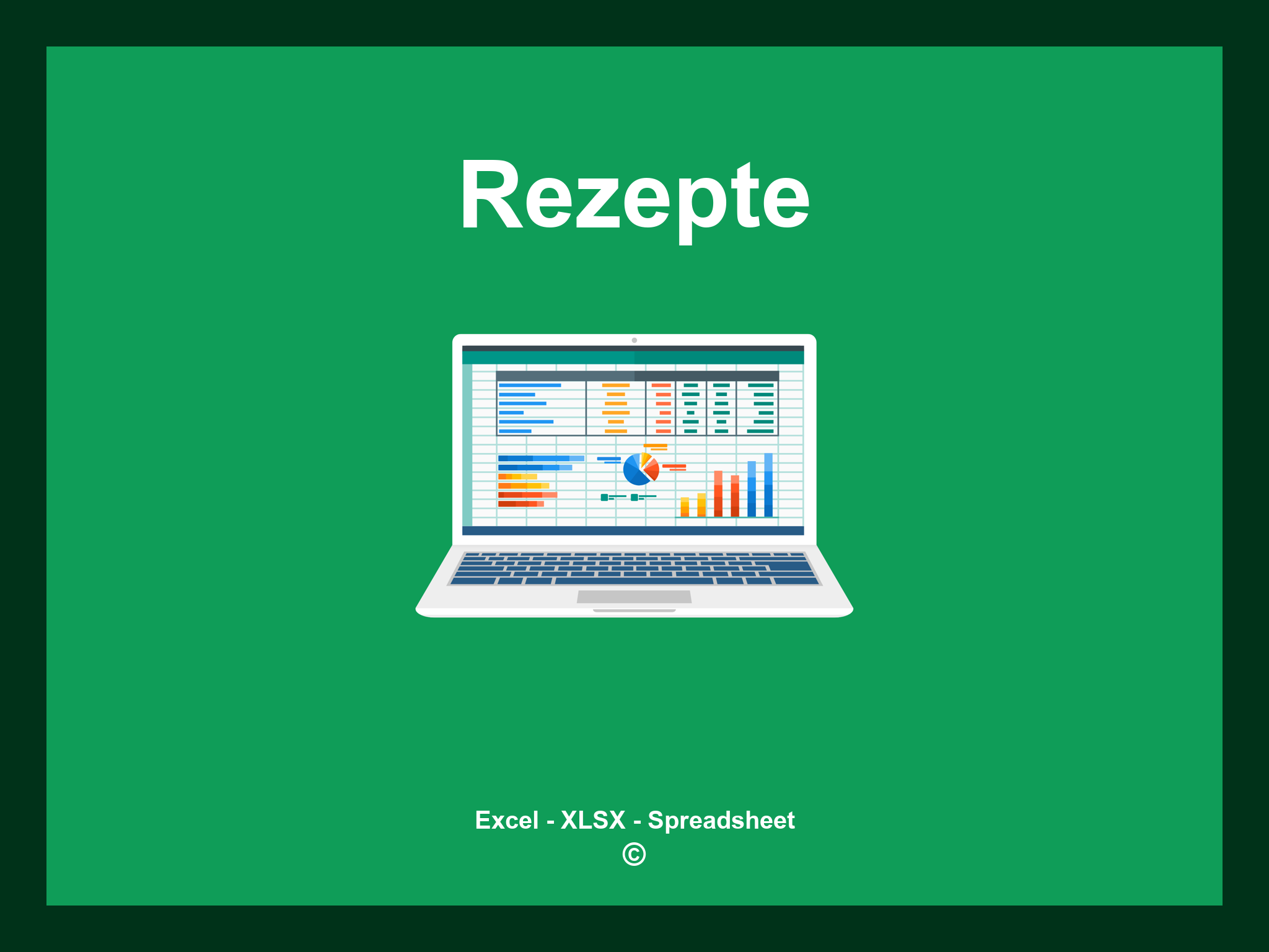 Rezepte Excel Vorlage