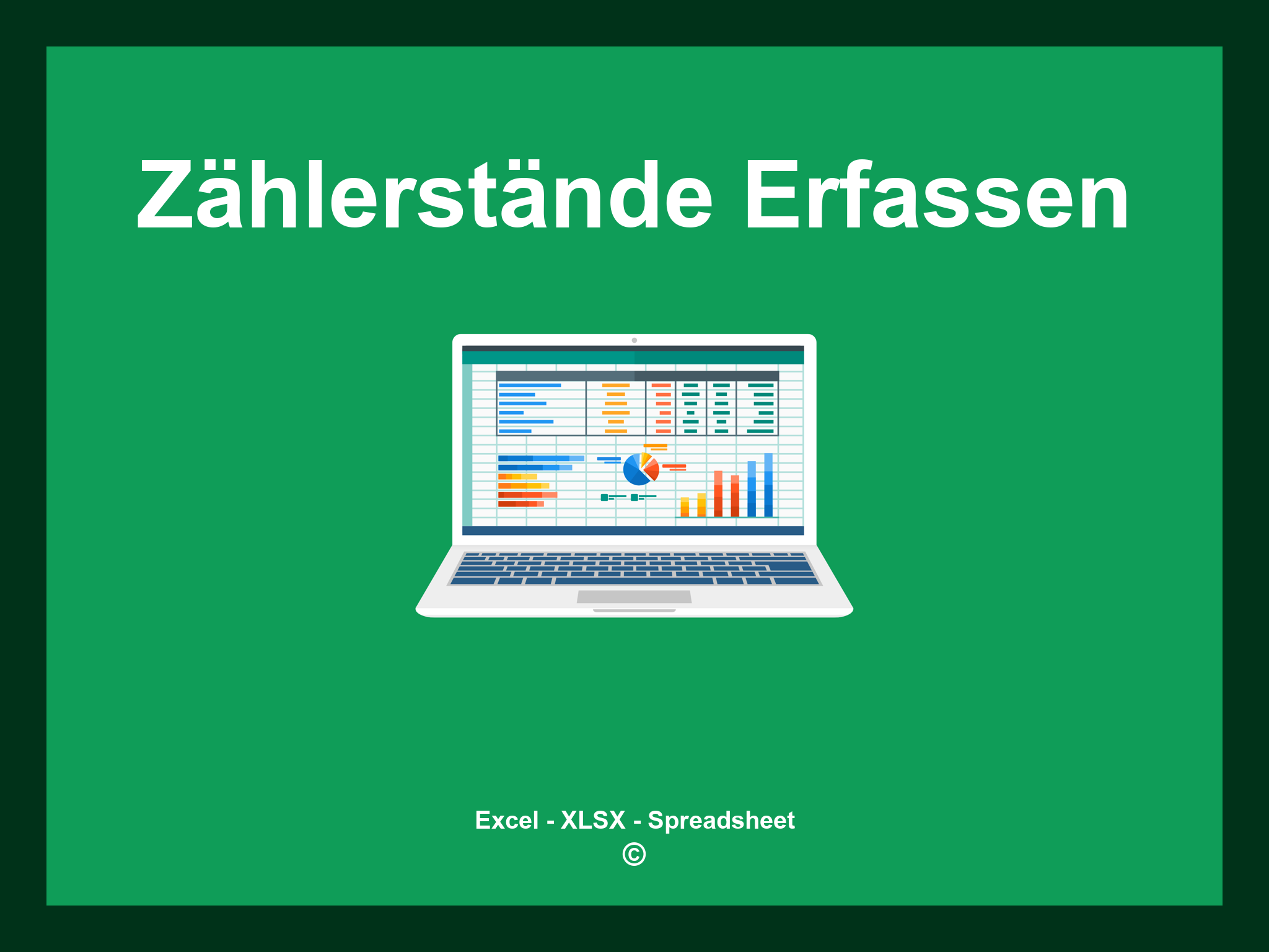 Zählerstände Erfassen Vorlage